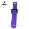 30 Days Memory Backlight Multi-color Silicone Wrist Step Counter